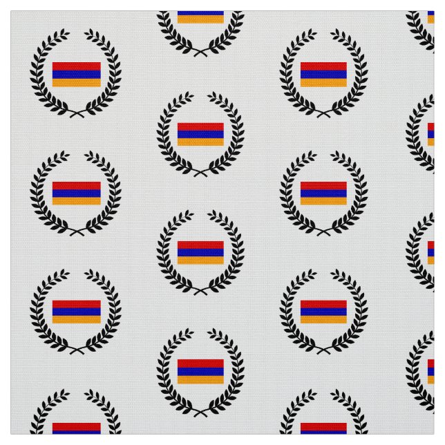Tissu Drapeau arménien (Échantillon)