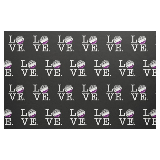 Tissu Drapeau asexuel de fierté d'amour (Fat Quarter)