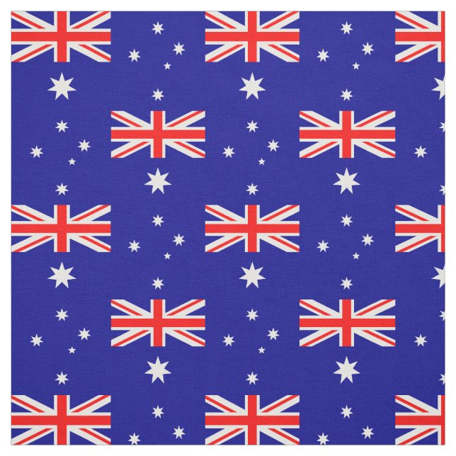 Tissu Drapeau australien patriotique (Échantillon)