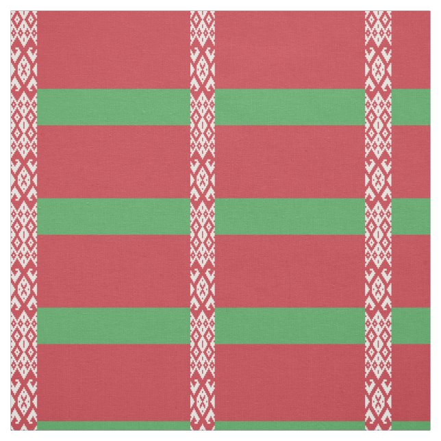Tissu Drapeau biélorusse patriotique (Échantillon)