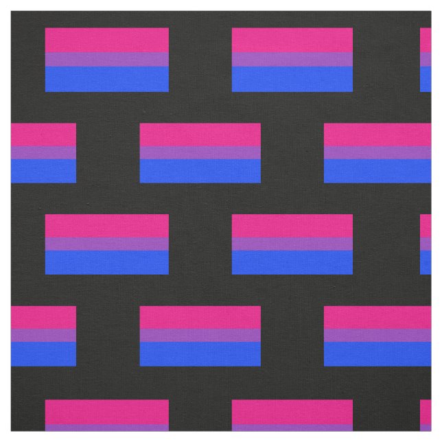 Tissu Drapeau bisexuel de fierté (Échantillon)