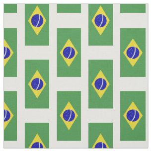 Tissu Drapeau brésilien classique