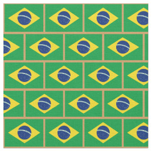 Tissu Drapeau brésilien et mode brésilienne Fabric/spo