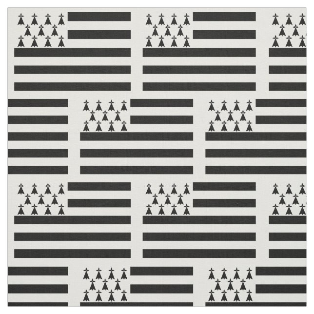 Tissu Drapeau breton patriotique (Échantillon)