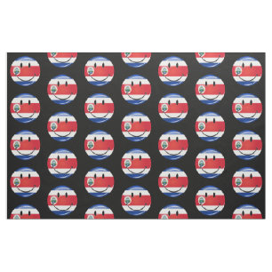 Tissu Drapeau brillant de Rican de côte