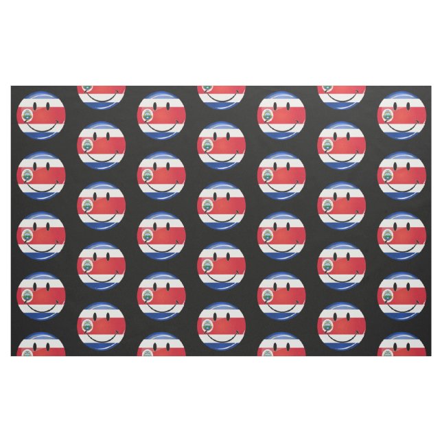 Tissu Drapeau brillant de Rican de côte (Fat Quarter)