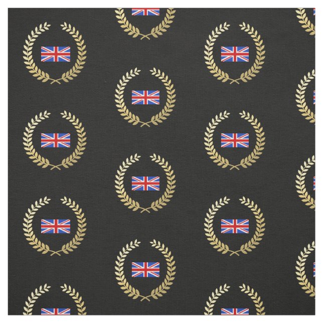 Tissu Drapeau britannique du Royaume-Uni (Échantillon)