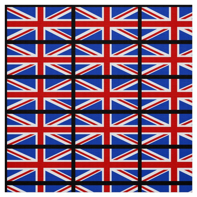 Tissu Drapeau britannique du Royaume-Uni (Échantillon)