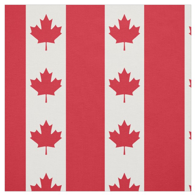 Tissu Drapeau canadien (Échantillon)
