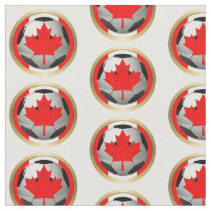 Tissu Drapeau canadien balle de soccer