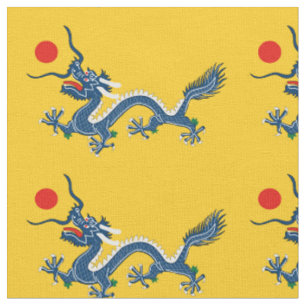 Tissu Drapeau chinois de dragon Dynastie Qing