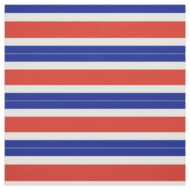 Tissu Drapeau civil du Costa Rica (Échantillon)