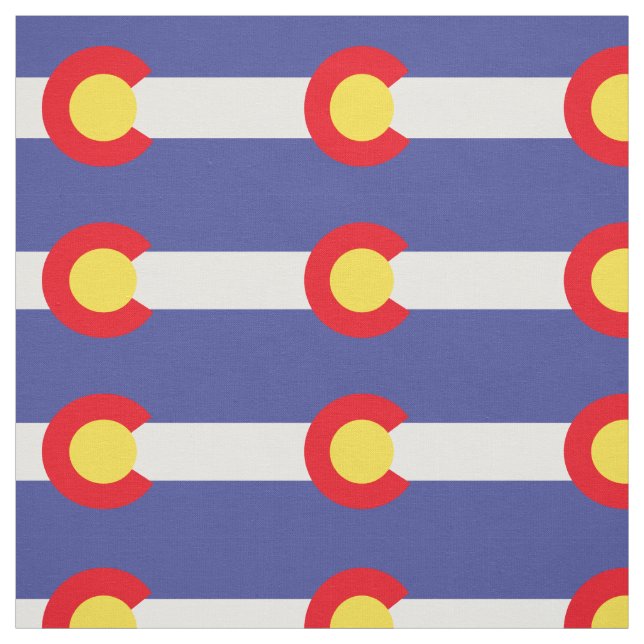 Tissu Drapeau COLORADO (Échantillon)