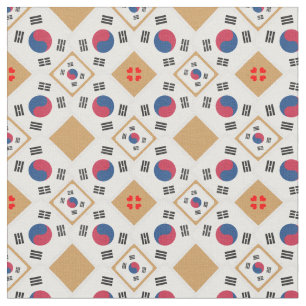 Tissu Drapeau coréen et mode textile branché de Corée