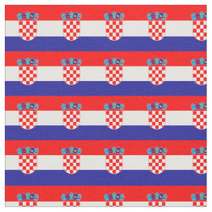 Tissu Drapeau croate & Croate Trendy Fabric / mode