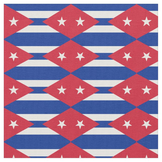 Tissu Drapeau cubain et tissus/mode à la mode (Fermer)