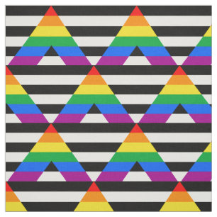 Tissu Drapeau d'allié LGBTQ+