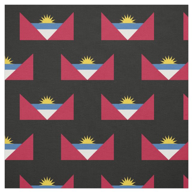 Tissu Drapeau d'Antigua-et-Barbuda (Échantillon)