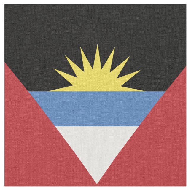 Tissu Drapeau d'Antigua-et-Barbuda (Fermer)