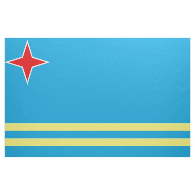 Tissu Drapeau d'Aruba (Yard)