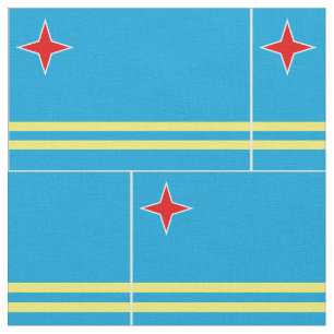 Tissu Drapeau d'Aruba
