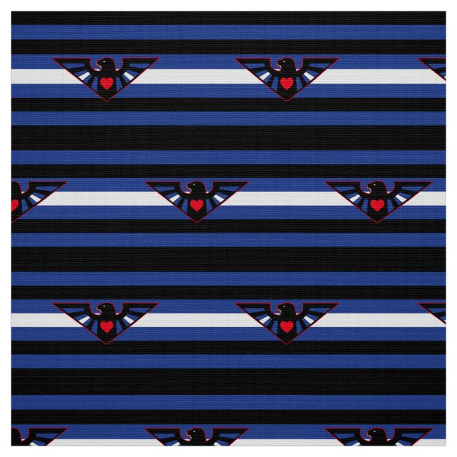 Tissu Drapeau de fierté d'aigle en cuir (Échantillon)