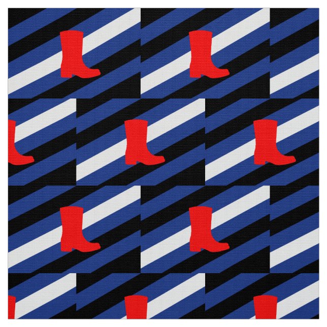 Tissu Drapeau de fierté de bottes (Échantillon)