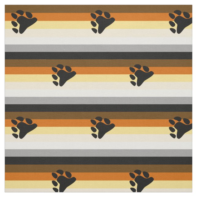 Tissu Drapeau de fierté des Ours (Échantillon)