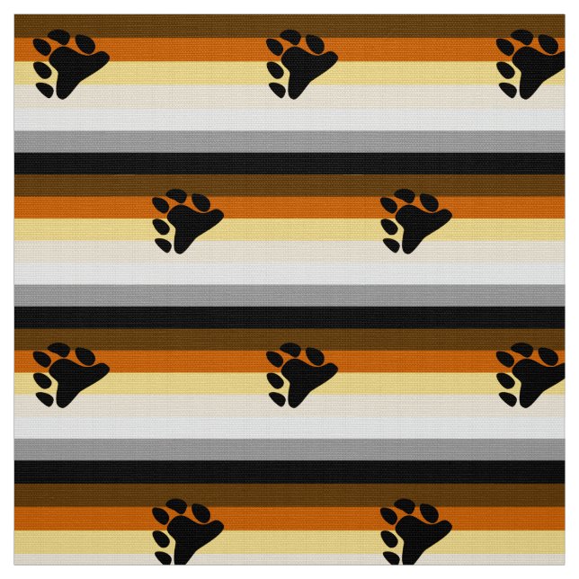 Tissu Drapeau de fierté des Ours (Échantillon)