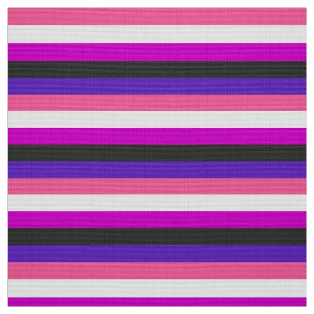 Tissu Drapeau de fierté genderfluid (Échantillon)
