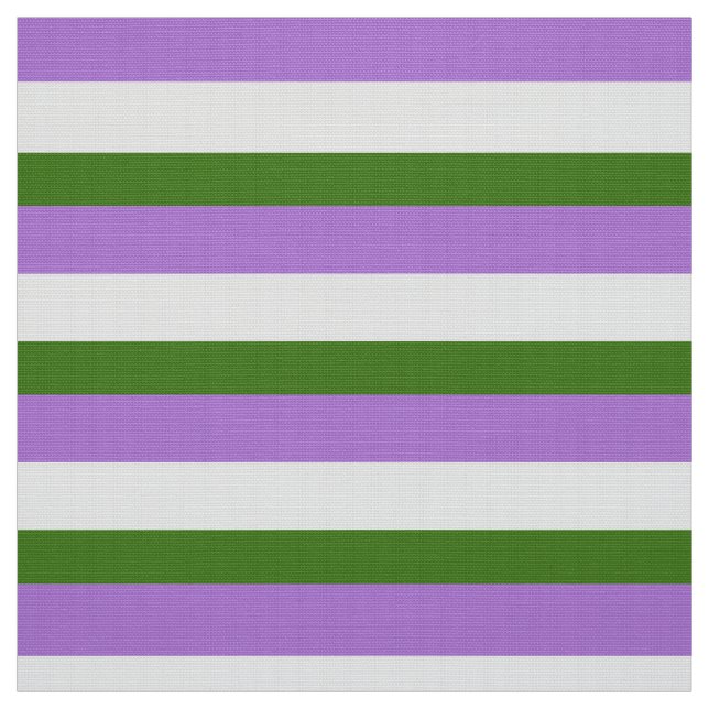 Tissu Drapeau de fierté genderqueer (Échantillon)