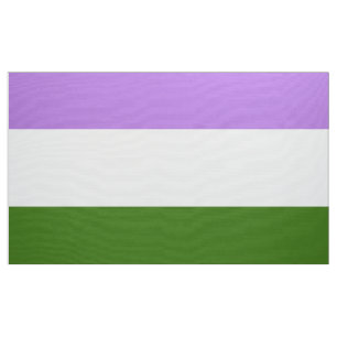 Tissu Drapeau de fierté genderqueer
