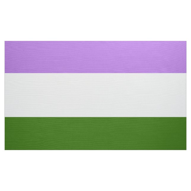 Tissu Drapeau de fierté genderqueer (Yard)