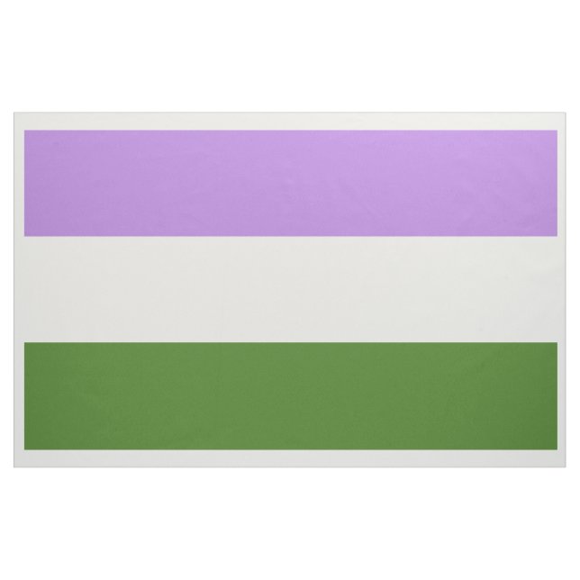 Tissu Drapeau de fierté genderqueer (Yard)