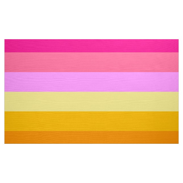 Tissu Drapeau de fierté lesbienne (Aube) (Yard)