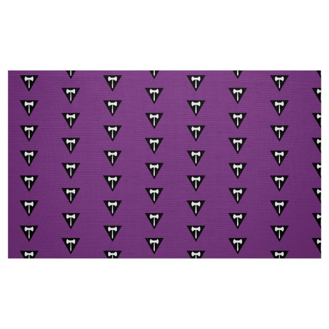 Tissu Drapeau de fierté lesbienne Hache violette (Fat Quarter)