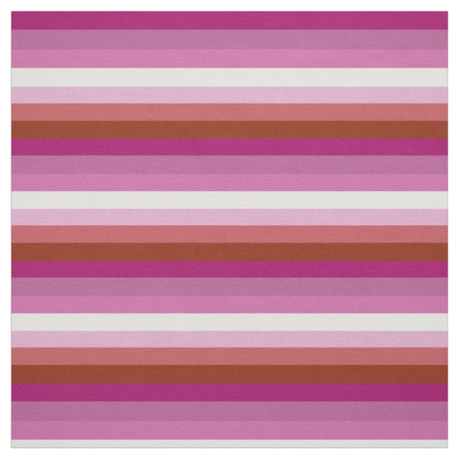Tissu Drapeau de fierté lesbienne (Origine) (Échantillon)