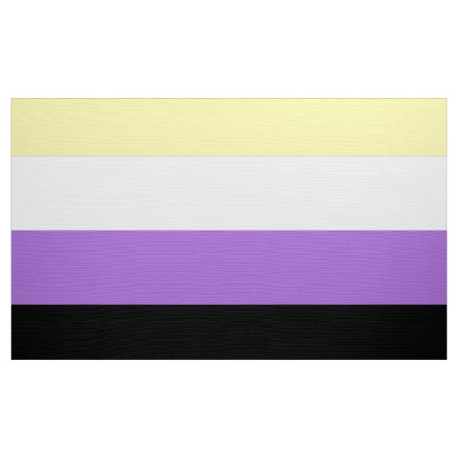 Tissu Drapeau de fierté non binaire (Yard)