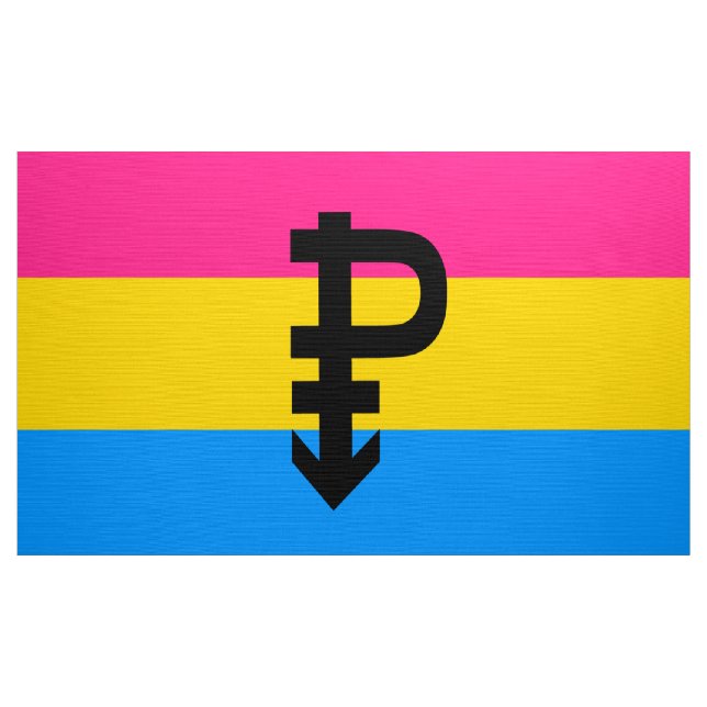 Tissu Drapeau de fierté pansexuelle (Yard)
