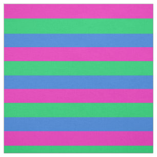Tissu Drapeau de fierté polysexuelle