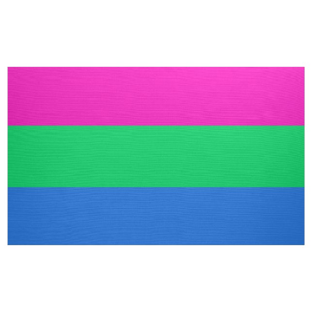 Tissu Drapeau de fierté polysexuelle (Yard)