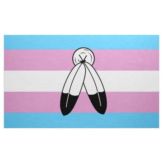 Tissu Drapeau de fierté trans bispirituel (Yard)