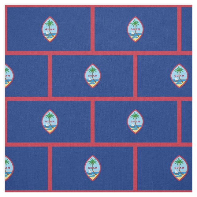 Tissu Drapeau de Guam (Échantillon)