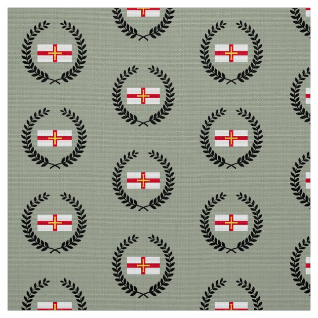 Tissu Drapeau de Guernesey (Échantillon)
