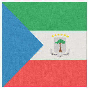 Tissu Drapeau de Guinée équatoriale