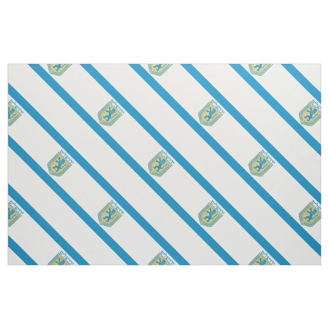 Tissu Drapeau de Jérusalem (Yard)
