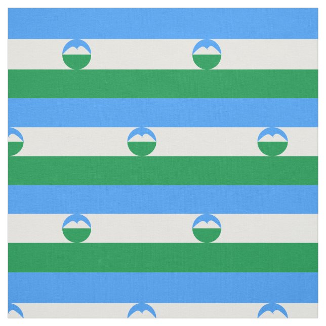 Tissu Drapeau de Kabardino Balkarie (Échantillon)