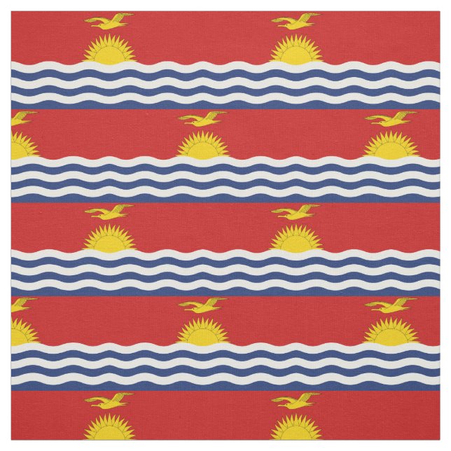 Tissu Drapeau de Kiribati (Échantillon)