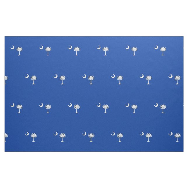 TISSU DRAPEAU DE LA CAROLINE DU SUD (Fat Quarter)