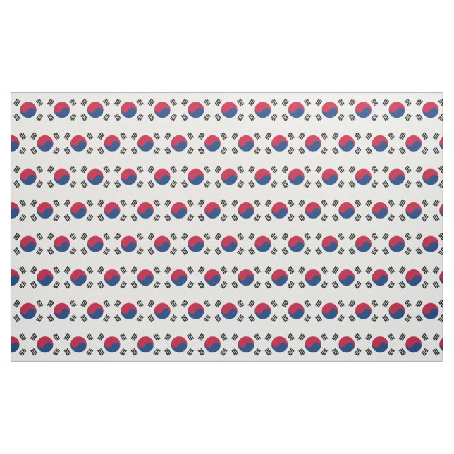Tissu Drapeau de la Corée du Sud (Yard)